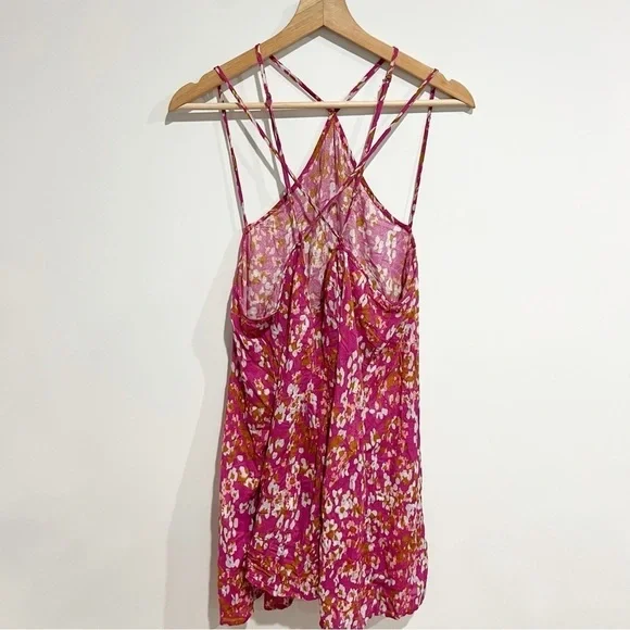 By Anthropologie Strappy Boho Mini Dress